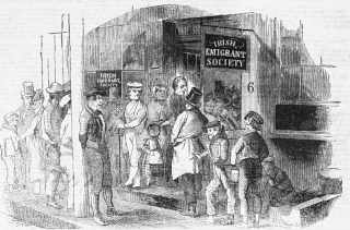 An illustration from The Weekly Herald, 1845.